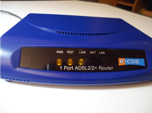 E-Con Adsl Modem E-Con, E-Con Adsl Modem Sorunsuz