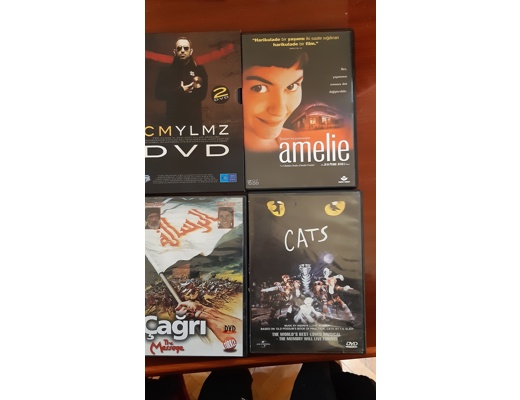 Çeşitli türler 4 Dvd 4 film Dvd leri-orijinal, Çeşitli türler