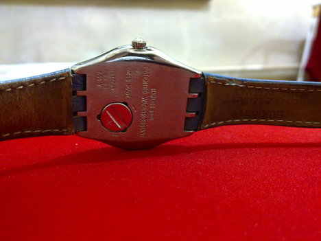 Takılar, Saatler, Swatch Irony Orjinal Deri Kayışlı Saat Mükemmel