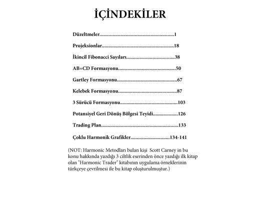 Scott carney Kitap, Dergi : Harmonik trader harmonic trading pratik uygulamala