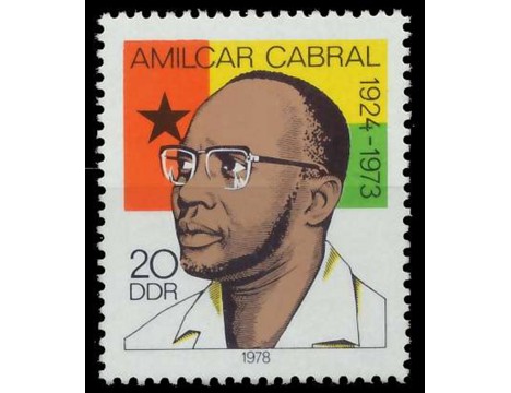 Koleksiyon, Pullar, Almanya (Doğu) 1978 Damgasız Amilcar Cabral'ın Ölü