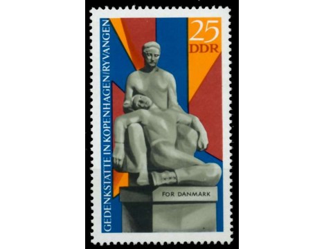 Koleksiyon, Pullar, Almanya (Doğu) 1969 Damgasız Kopenhag Ryvangen Anı