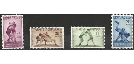 Koleksiyon, Pullar, 1949 Damgasız Güreş Şampiyonası Serisi