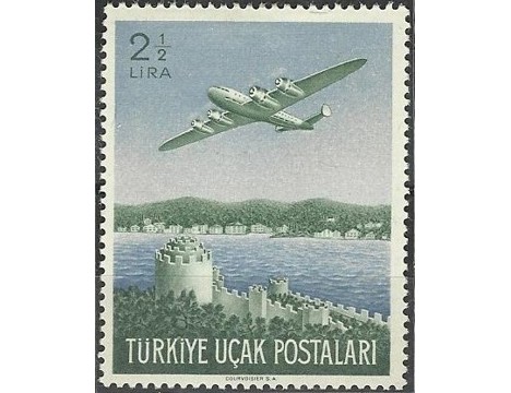 Koleksiyon, Pullar, 1950 Damgasız 2,5 Tl Uçak Serisi