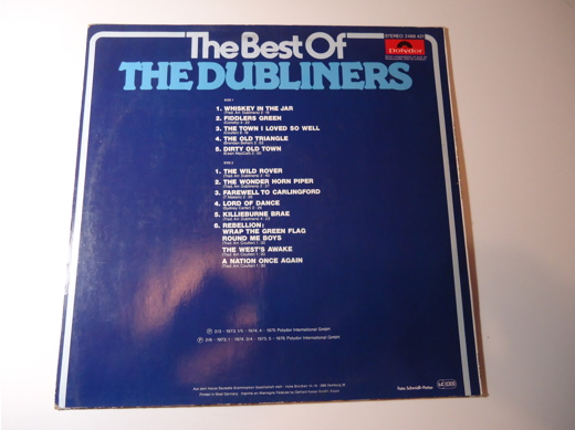 The Dubliners The Best of The Dubliners Plak Müzik, Film (Plak,Cd, Dvd) : The Best of The Dubliners Lp Gebr1. İspir.1