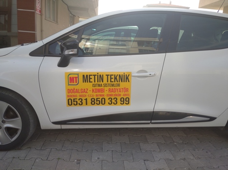 Diğerleri, Kategorisi Olmayan Her Şey, Araç Magneti, Araç Kapı Magneti, Araç Kapılarına Kaputlarına Mıknatıslı Reklam