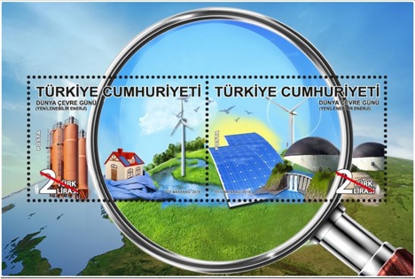 Koleksiyon, Pullar, 2018 Damgasız Dünya Çevre Günü (Yenilenebilir Ener
