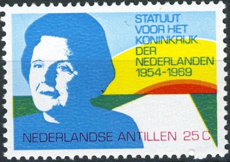 Koleksiyon, Pullar, Hollanda Antilleri 1969 Damgasız Hollanda Krallığı