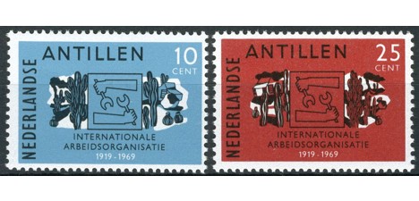 Koleksiyon, Pullar, Hollanda Antilleri 1969 Damgasız İlo'nun 50. Yılı