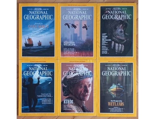 National Geographic (İngilizce) 1992 Dergi National Geographic, National Geographic (İngilizce), 1992