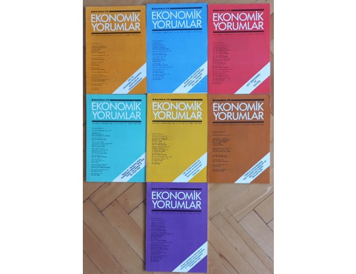 BANKA VE EKONOMİK YORUMLAR DERGİSİ 1981-1992 Yılları, 12 Yıllık Tüm Sayılar Dergi Koleksiyon : Banka Ve Ekonomik Yorumlar Der