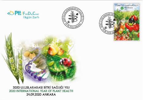 Koleksiyon, Pullar, 2020 Uluslar Arası Bitki Sağlığı Yılı Fdc