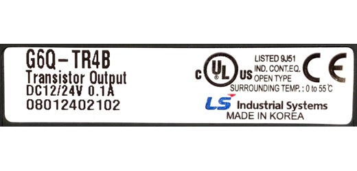 LS (LG) Master-K K200S Plc İş Makineleri : Ls (Lg) G6Q-Tr4B Digital Ouput Module