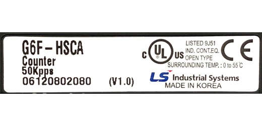 LS (LG) Master-K K200S Plc İş Makineleri : Ls (Lg) G6F-Hsca High Speed Coun