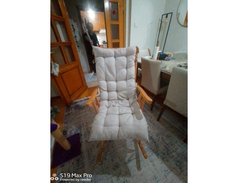 Ev, Bahçe Eşyaları, Diğer Ev Eşyaları, Sallanan Sandalye , Ahşapsallanan Sandalye Minderli