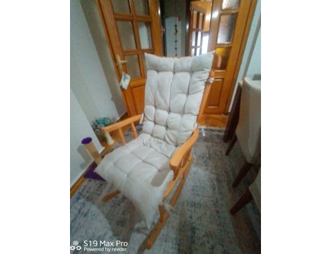Ev, Bahçe Eşyaları, Diğer Ev Eşyaları, Sallanan Sandalye , Ahşapsallanan Sandalye Minderli