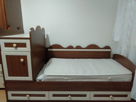 Mobilya, Bebek, Çocuk, Genç Odası, Büyüyebilen Beşik