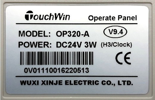 Touchwin Op320-A Hmi İş Makineleri : Touchwin Op320-A Hmi