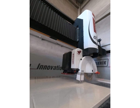 İş Makineleri, Mermer İşleme Makinaları, Özteknik, 5 Axis Cnc Köprü Kesim Makinası