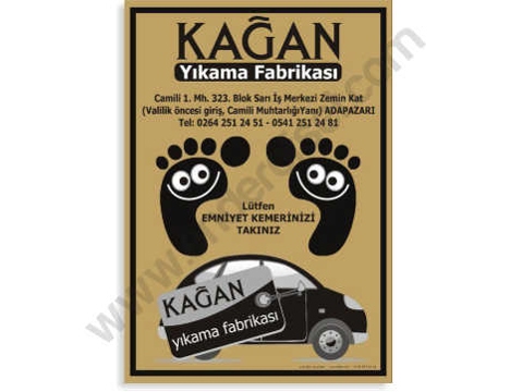 Diğerleri, Kategorisi Olmayan Her Şey, Oto Reklam, Oto Kağıt Paspas Firma Reklam Baskılı