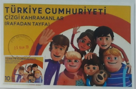 Koleksiyon, Pullar, 2023 Çızgı Fılm Kahramanları-Rafadan Tayfa Pullu I
