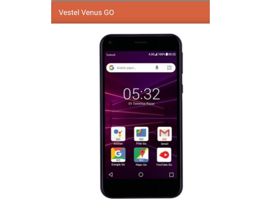 Lenovo Cep Telefonu : Vestel venüs go android telefon 