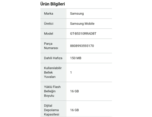 Samsung Cep Telefonu : Samsung b5310 