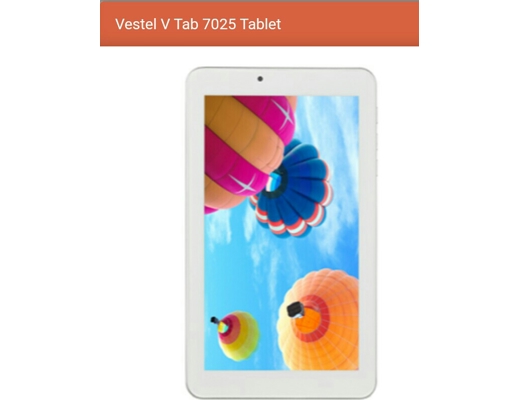 Samsung Vestel v tab 7025 Vestel tablet  Bilgisayar : VESTEL TABLET 