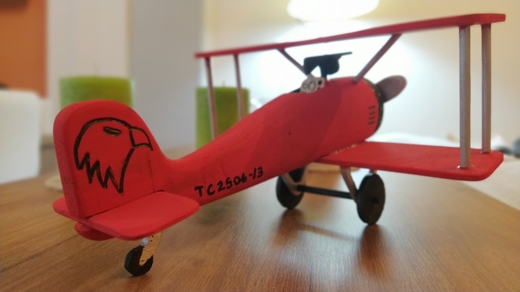 handmade kızıl baron Hobi : red baron - kızıl baron ahsap model uçak 