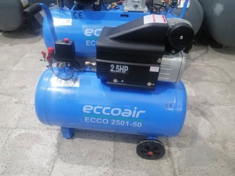 İş Makineleri, Eccoair, 50 Litre ve 100 Litrelik Pistonlu Kompresörler