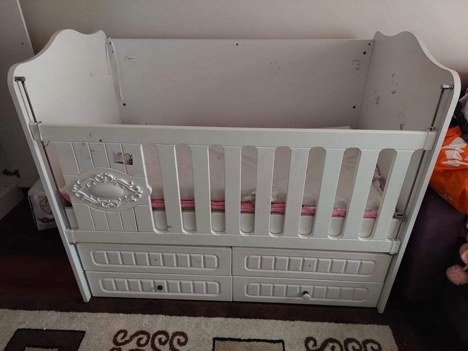 Mobilya, Bebek, Çocuk, Genç Odası, Bebek Yatak , Bebek Beşiği Yatağı İle Birlikte