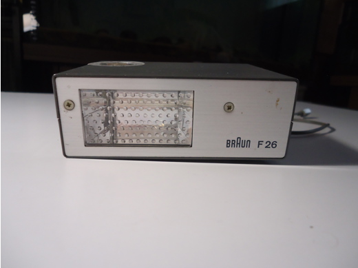 Braun F 26 Flaş Braun, Braun Flaş F 26 Kullanılmış