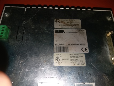 İş Makineleri, Diğer Elektrik Malzemeleri, Esn (Vt505w00000 ) Ekran