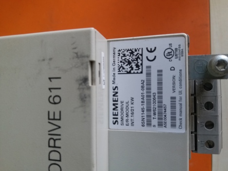İş Makineleri, Elektrik Güç Kaynağı, Ups, Sıemens | [ 6Sn1145-1Ba01-0Ba2 ] Sürücü