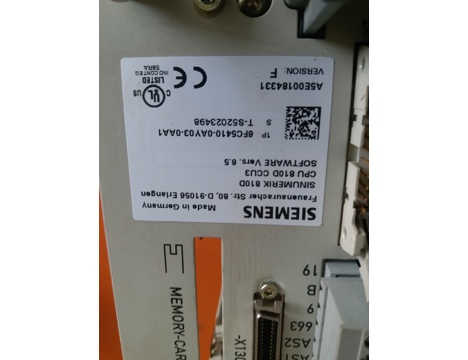 İş Makineleri, Elektrik Güç Kaynağı, Ups, Sıemens | [ 6Fc5410-0Ay03-0Aa1 ] | Kart