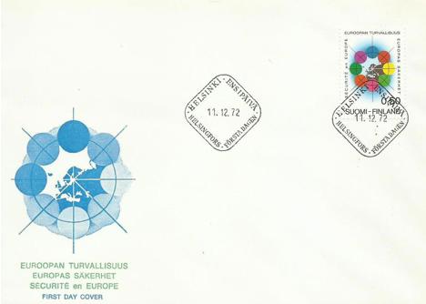 Koleksiyon, Pullar, Finlandiya 1972 Helsinki Avrupa Güvenlik Konferans