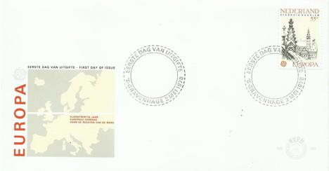 Koleksiyon, Pullar, Hollanda 1978 Avrupa Cept Fdc