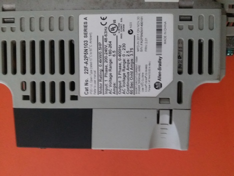 İş Makineleri, Elektrik Güç Kaynağı, Ups, Allen Bradley | [ 22F-A2p5n103 ] | Sürücü