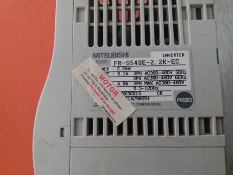 İş Makineleri, Diğer Elektrik Malzemeleri, Mıtsubıshı | [ Fr-S540e-2.2K-Ec ] | Sürücü