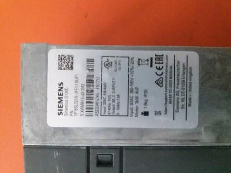 İş Makineleri, Diğer Elektrik Malzemeleri, Sıemens | [ 6Sl2210-1Ke1/5Uf1 ] | Sürücü