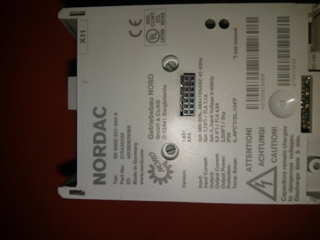 İş Makineleri, Diğer Elektrik Malzemeleri, Nordac | [ Sk 500E-221-340-A ] | Sürücü