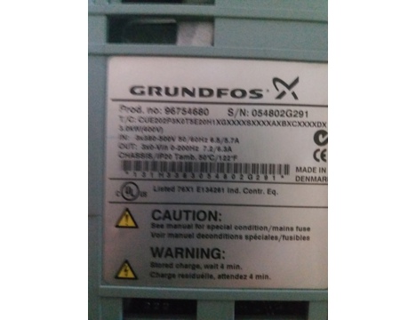 İş Makineleri, Diğer Elektrik Malzemeleri, Grundfos | [ Cue202p3k0t5e20h1xgxxxxs ] | Sürücü