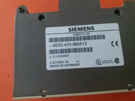 İş Makineleri, Diğer Elektrik Malzemeleri, Sıemens | [ 6Es5 470-8Ma12 ] | Plc