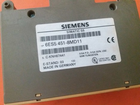 İş Makineleri, Diğer Elektrik Malzemeleri, Sıemens | [ 6Es5 451-8Md11 ] | Plc