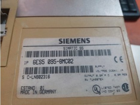 İş Makineleri, Diğer Elektrik Malzemeleri, Sıemens | [ 6Es5 095-8Mc02 ] | Plc