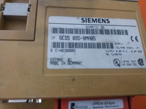 İş Makineleri, Diğer Elektrik Malzemeleri, Sıemens | [ 6Es5 095-8Ma05 ] | Plc