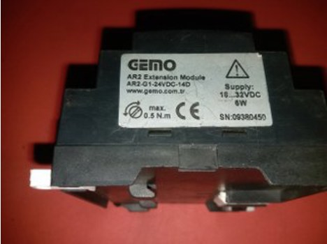 İş Makineleri, Diğer Elektrik Malzemeleri, Gemo | [ Ar2-G1-24Vdc-14D ] | Plc