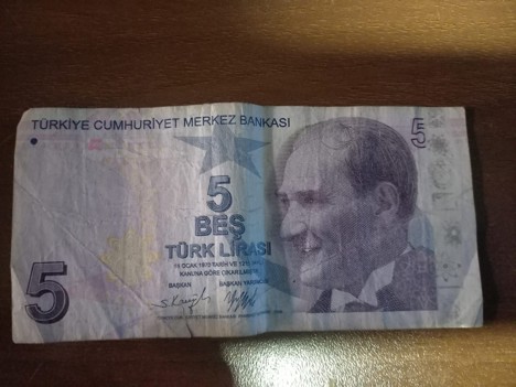 Koleksiyon, Paralar, Türkiye, Hatalı Basım 5 Tl