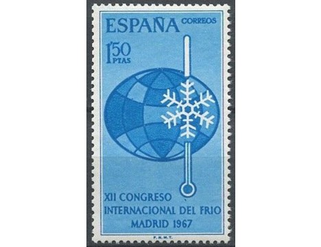 Koleksiyon, Pullar, İspanya 1967 Damgasız Madrid Uluslar Arası Soğutma