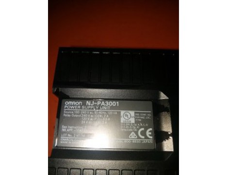 İş Makineleri, Elektrik Güç Kaynağı, Ups, Omron | [ Nj-Pa3001 ] | Plc Power Supply Unıt